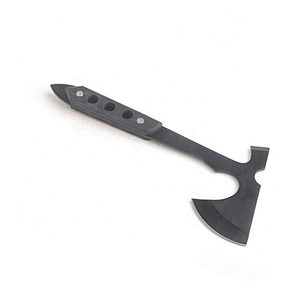 Multi Functions 10 Inches Black Color Stainless Steel G10 Handle Tomahawk Hatchet Axe with Sheath