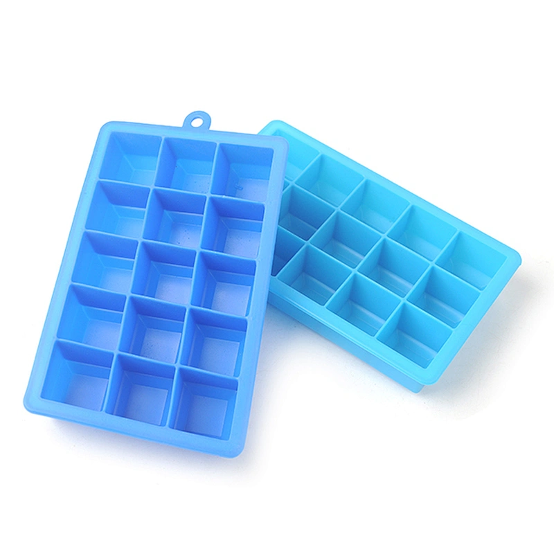 silicone ice ball maker mold set 6-sphere ice ball and 15-square ice tray