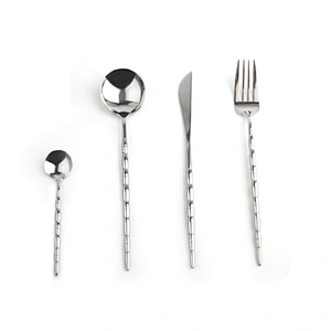Factory Price Portugal Stainless Steel Wedding Spoon And Fork Cutlery Set