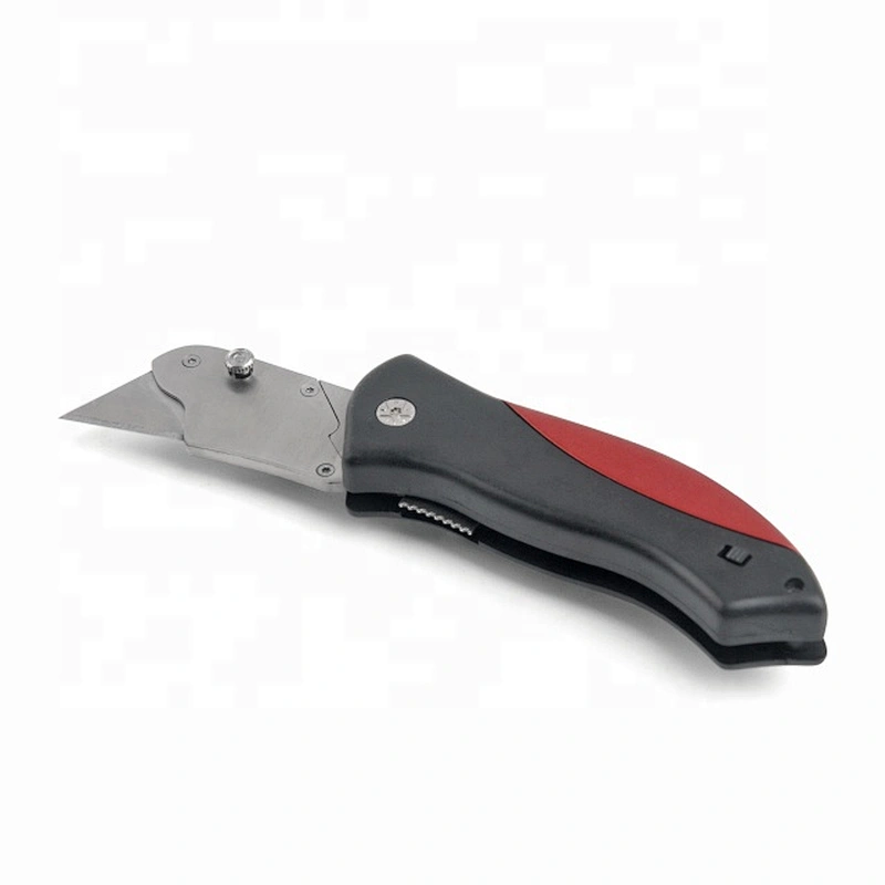 Professional Custom  ABS Handle Folding Pocket Utility Knife with Storage
