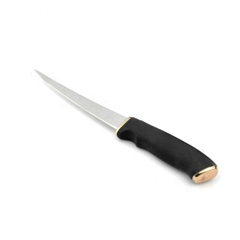 Quality Stainless Steel Blade Outdoor Camping Filet Knife With PU Sheath