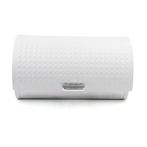 Modern household metal bread box