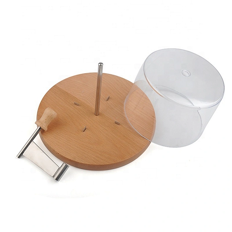 Best kitchen wood cutting board wire stainless steel cheese slicer with lid