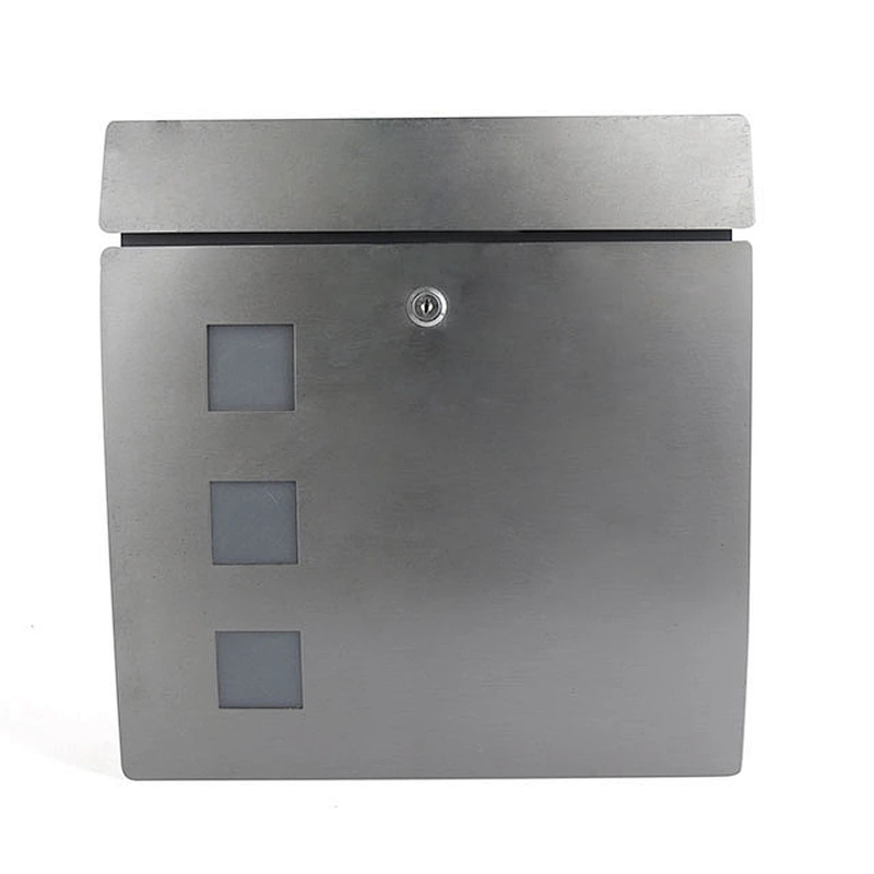 wholesale good quality stainless steel mailbox apartment mail box  wall mounted parcel letter box
