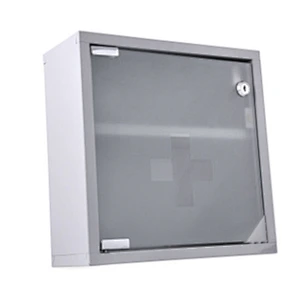 high grade Medicine Cabinet with Good Quality and Special Pattern Glass Door