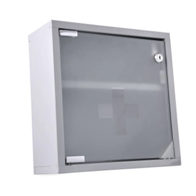 high grade Medicine Cabinet with Good Quality and Special Pattern Glass Door