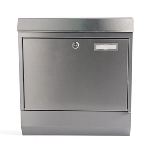 mailbox outdoor stainless steel mailbox wall mounted