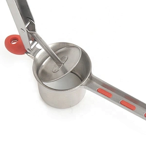 Food grade stainless steel fruit masher manual potato ricer