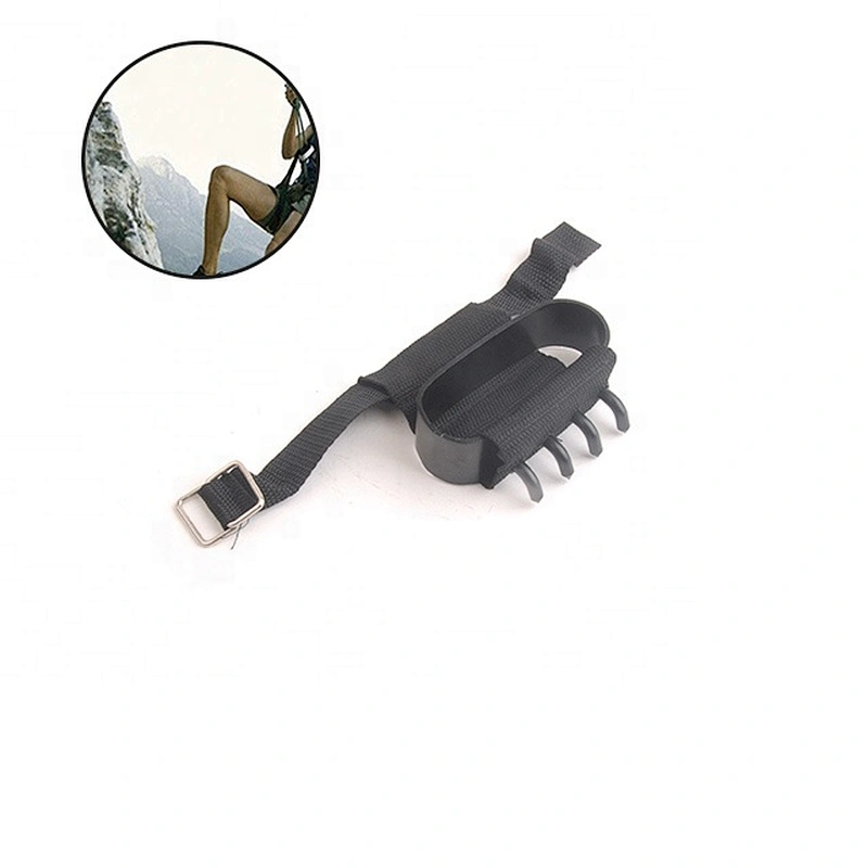 Easy Portable Winter Season Snow Ice Walking Hiking Climbing Fishing Four  Steel Spikes Hand Claws