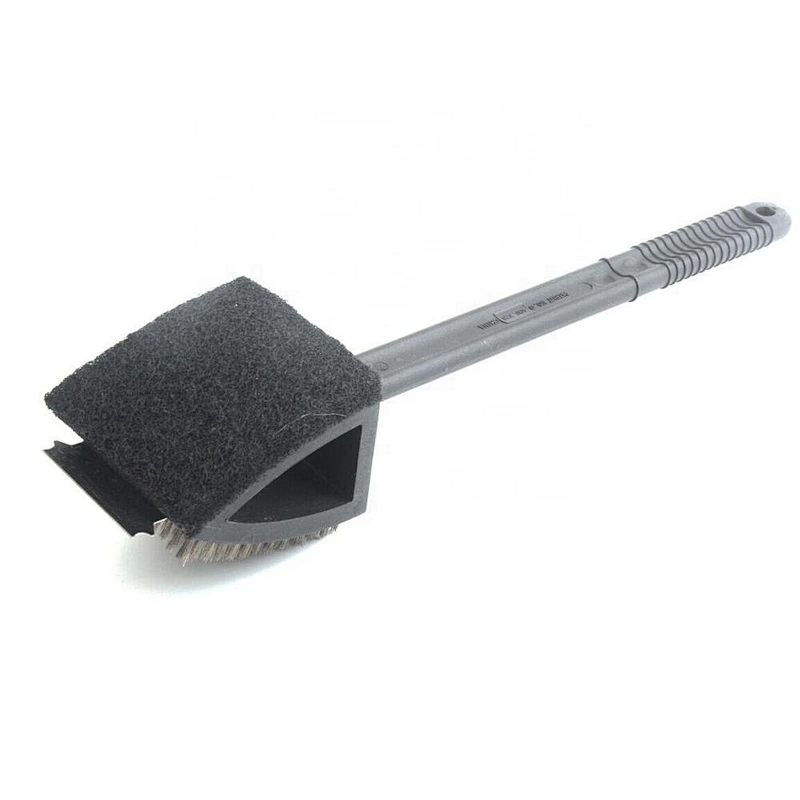 Best selling multifunction steel wire bbq tools brush professional barbecue grill brush and scraper
