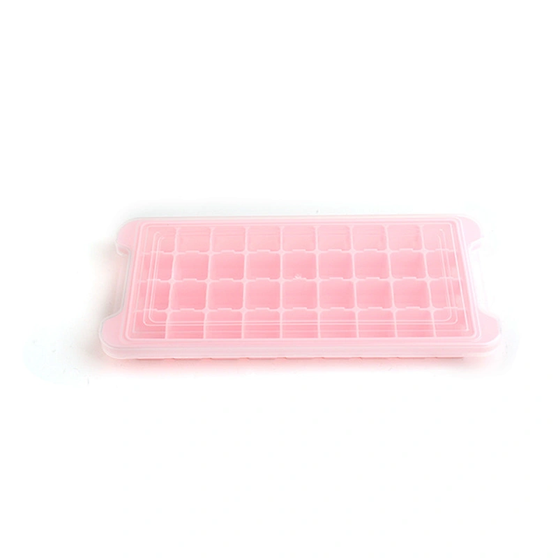 bpa free mini silicone ice cube tray with Removable PP Lid
