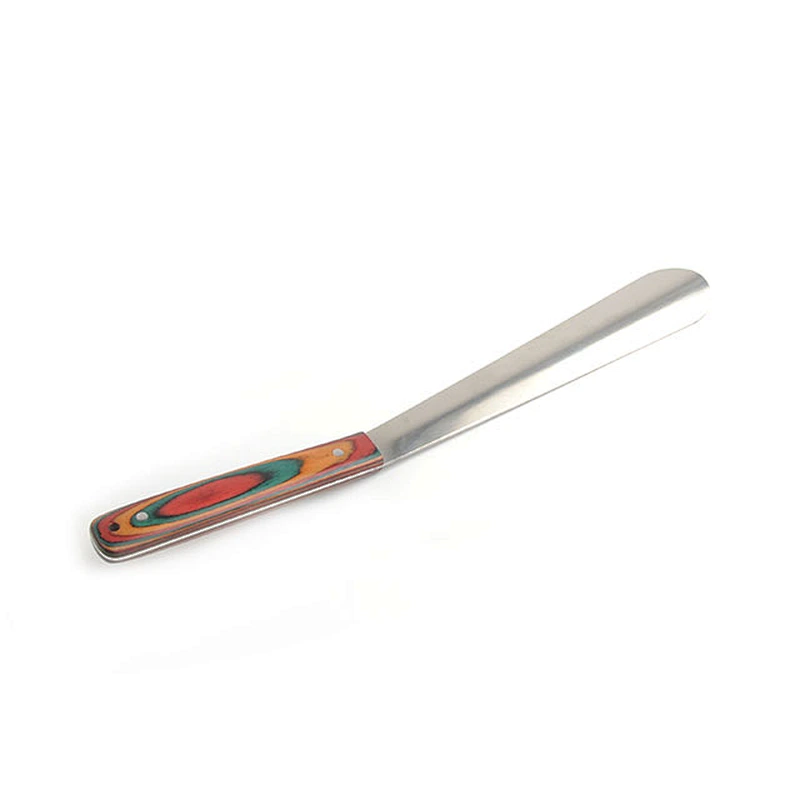 High Quality Custom Laser Logo Metal Wooden Handle Shoe Horn