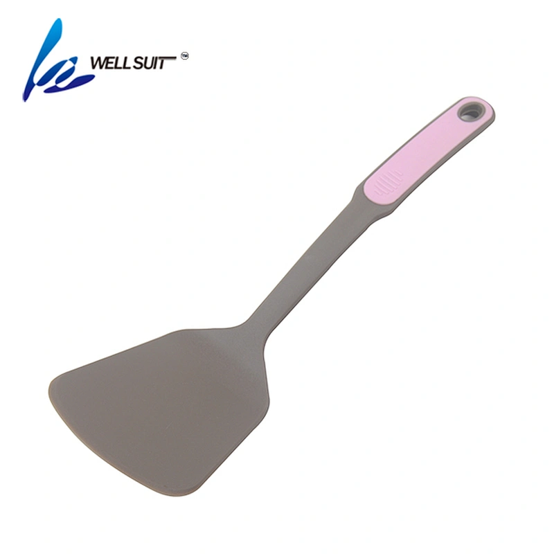 Best 7 piece colorful pink travel silicon kitchen utensil set silicone