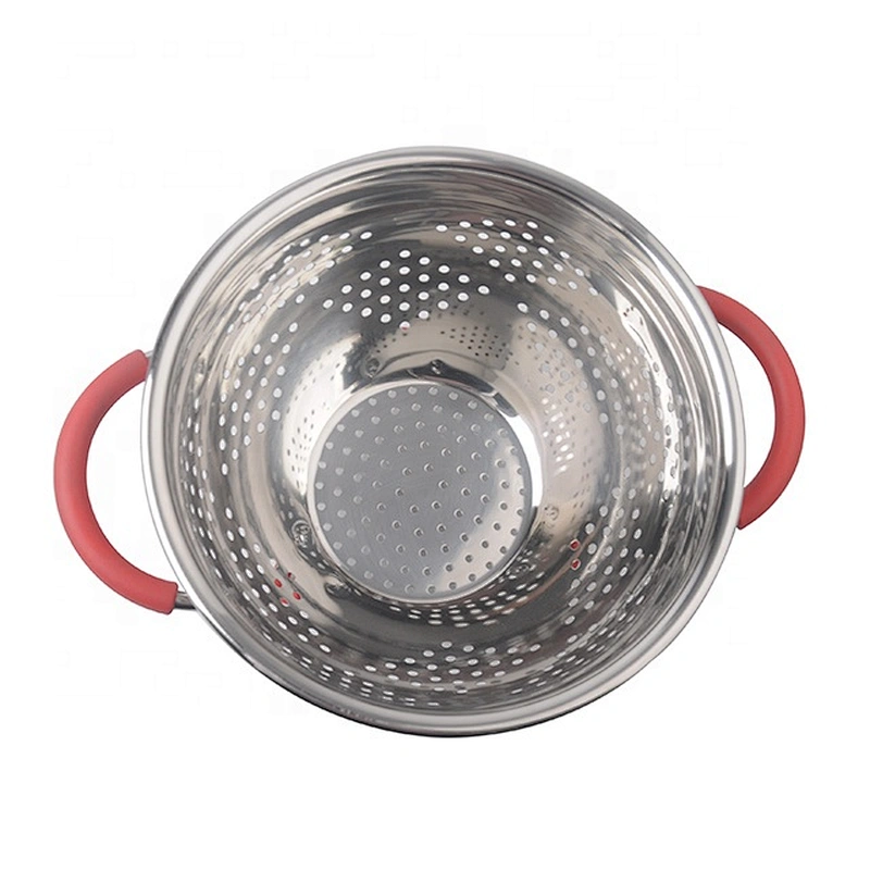 High quality  fruit basket strainer food grade stainless steel   kitchen multifunction colander set