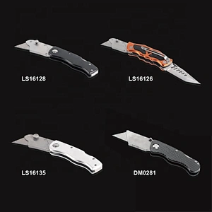 Professional Custom  ABS Handle Folding Pocket Utility Knife with Storage