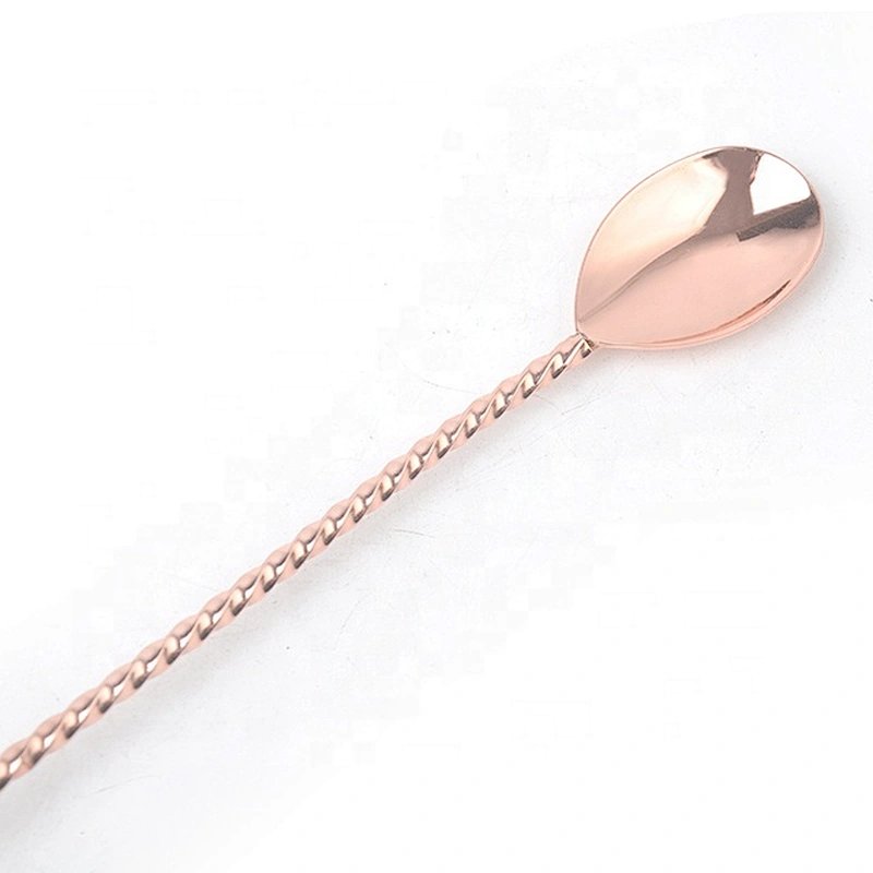 stainless steel bar muddler cocktail gold mixing spoon