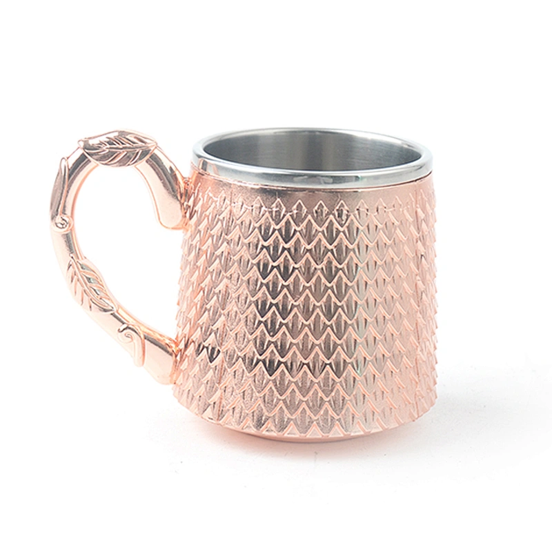 Stainless steel owl pattern bar tool tea cup wine glass