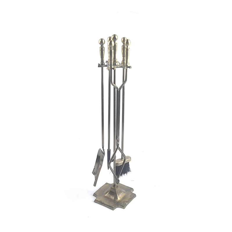 High quality indoor metal fireplace tool set