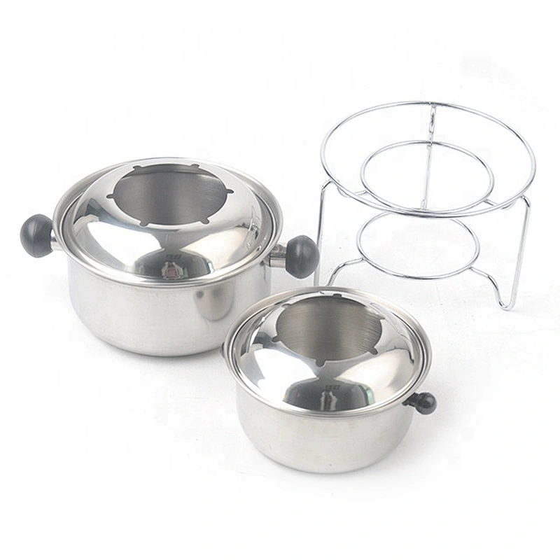 Chinese cheap stainless steel dinnerware chocolate fondue set for sale