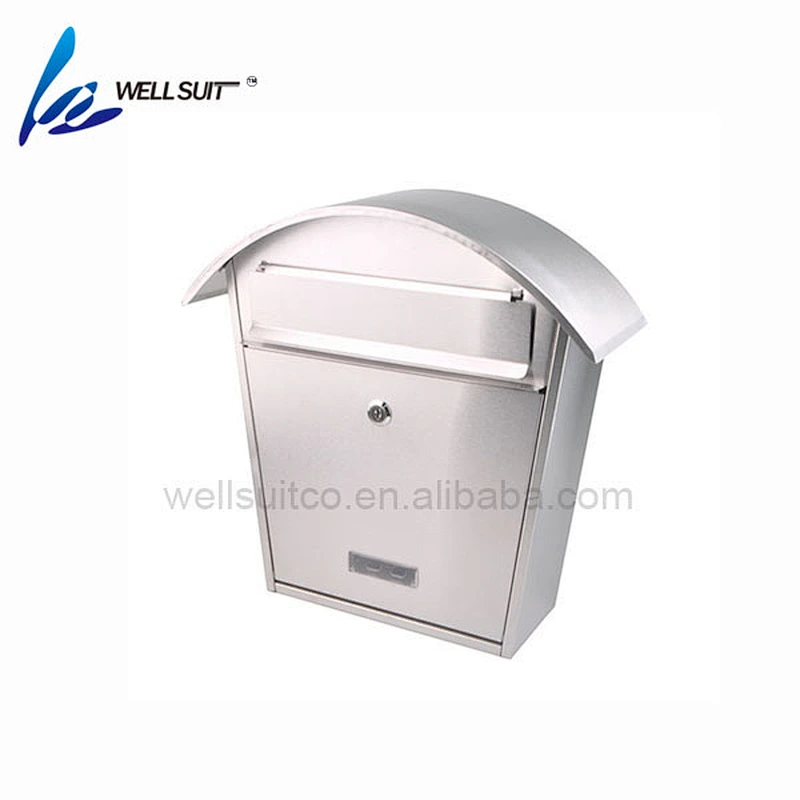 Residential Outdoor Rural Roadside stainless steel Mail Box Key Lockable Office Letter box