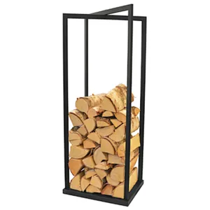 iron cast firewood log rack holder