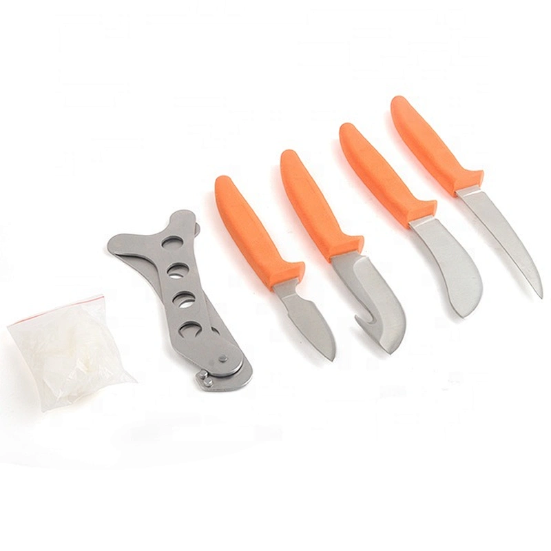 Outdoor Camping Hunting Fishing Mulit Tools Knife Set with Carry Case