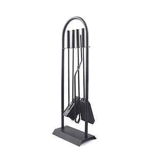 Convenient carrying handle 4 tool set decorative tools fireplace accessory