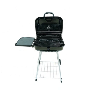 Simple kitchen commercial indoor charcoal iron bbq grill