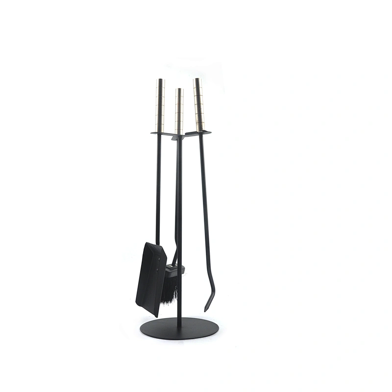 Fireplace accessories  cast iron fireplace grates coating outdoor fireplace 4pcs tools