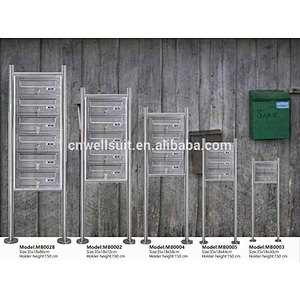 Modern outdoor newspaper mail box