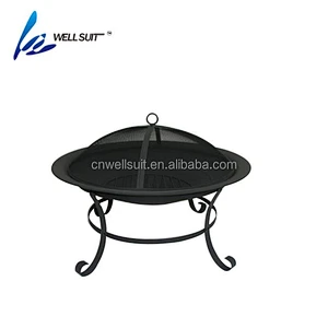 2019 new black cast iron fireplace fire pit for out door garden