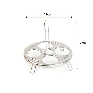 Stainless steel egg steamer rack