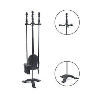 Fireplace Accessories Cast Iron Fire Log Fireside Fireplace tools sets