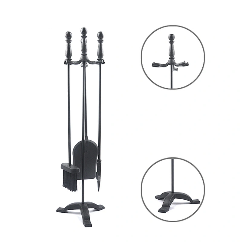 Fireplace Accessories Cast Iron Fire Log Fireside Fireplace tools sets