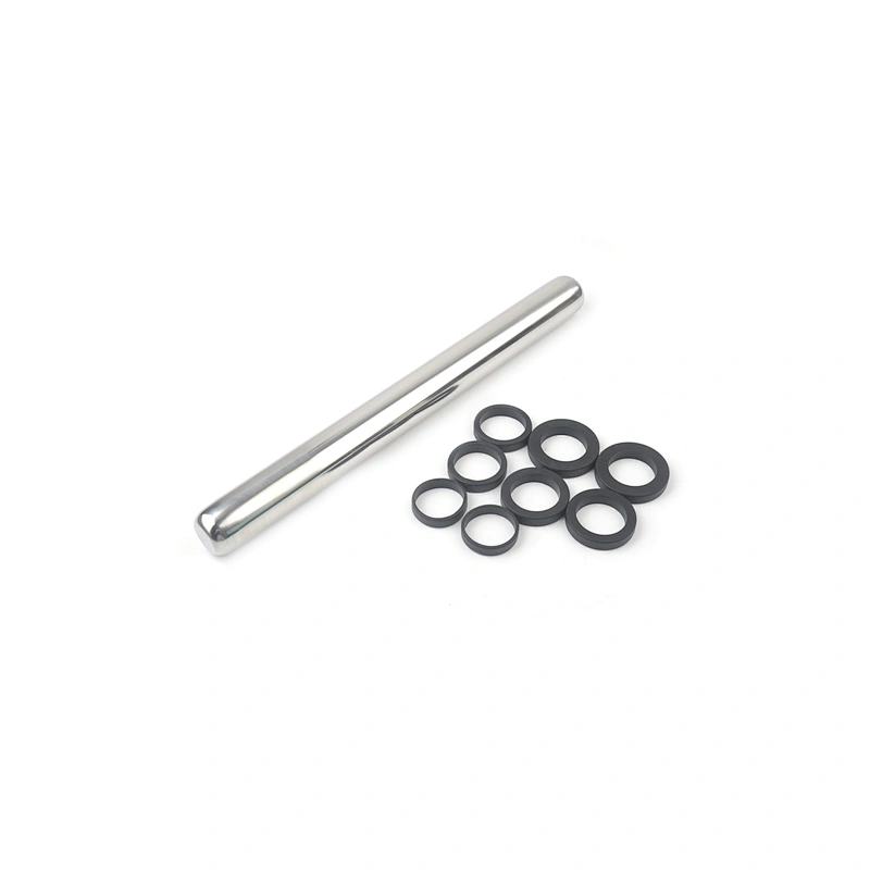Flour stick creative home hotel bakery kitchen gadgets pressure stick plastic handle roller stainless steel rolling pin