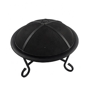 Metal camping fire bowl iron steel outdoor fire basket