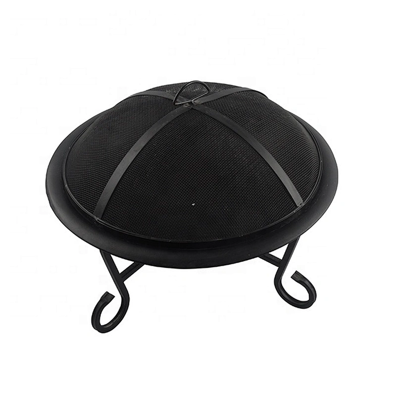 Metal camping fire bowl iron steel outdoor fire basket