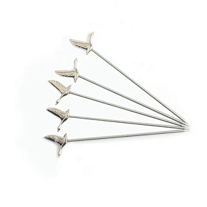 Stainless Steel Lovely Animals Tableware Fruit Tea Fork Picks Cutlery Set