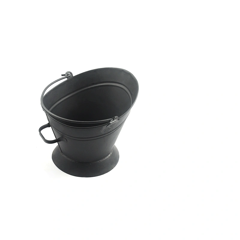 Log holder Oval Ash Bucket with Shovel Kit Garden Fireplace Bucket