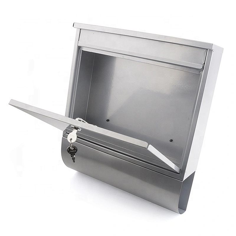 Stainless steel letter box metal mailbox outdoor wall mounted post box mailbox