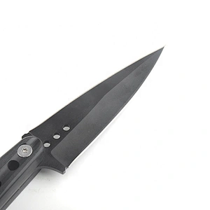 All Black Coating 3Cr13 Full Tang Survival Hunting  Knife with ABS Handle