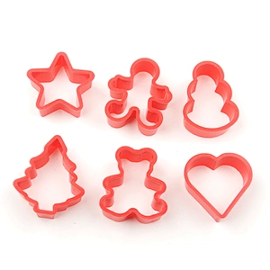 New design plastic animal shape mould cookie cutter mold for kids