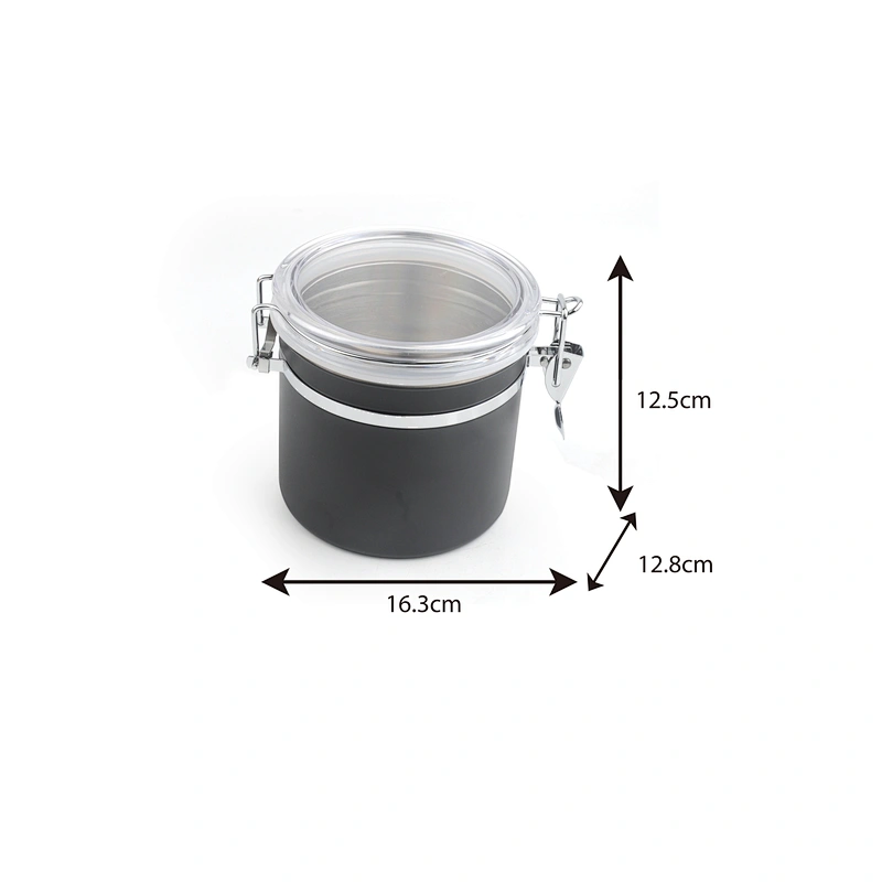 Coffee bean storage airtight stainless steel coffee canister
