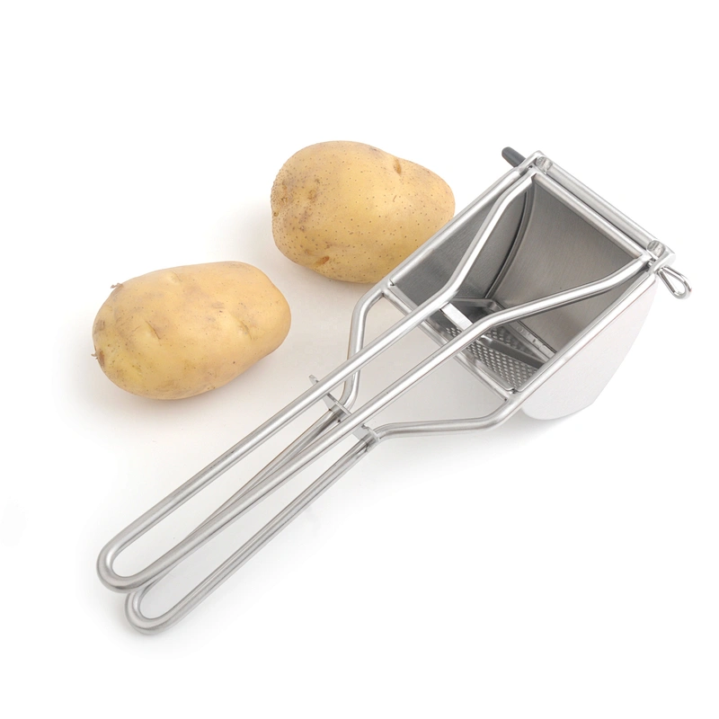 Potato Press Premium Stainless Steel Food Press with  Comfort Grip