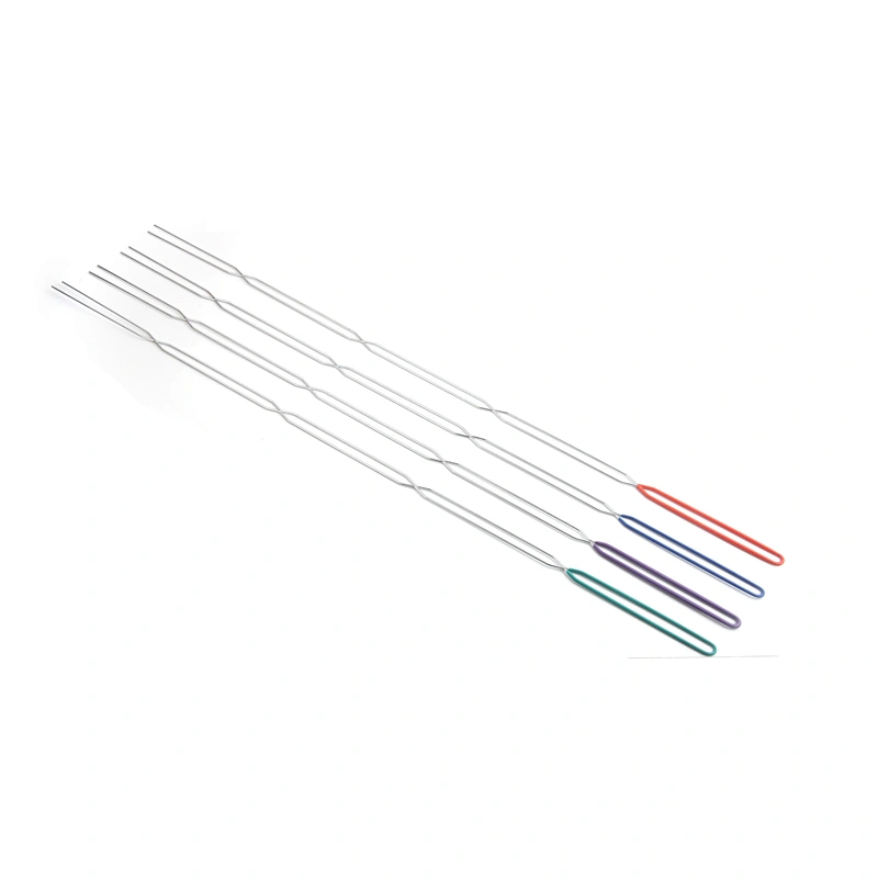 Barbecue Grilling Forks Stainless Steel Metal BBQ Skewers Campfire Bonfire Telescoping Hot Dog Roasting Sticks
