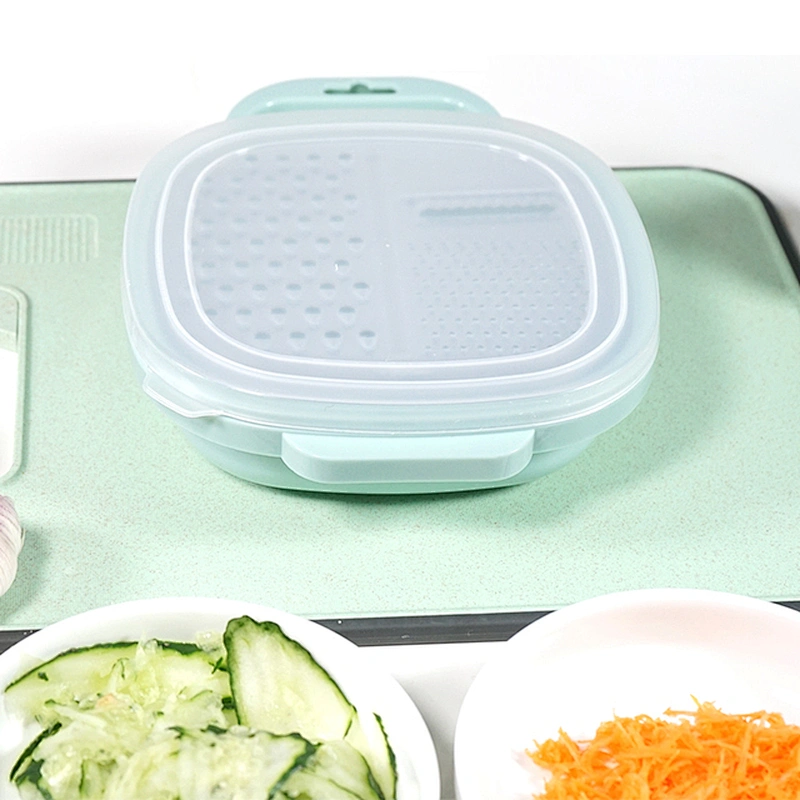 New design easy to use stainless steel  box shaped grater for vegetable