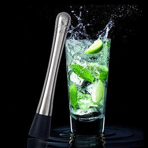 Home bar tool Stainless Steel Cocktail Ice Muddler Create Delicious Mojitos and Other Fruit Based Drinks
