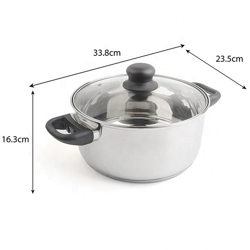 4Pcs High Quality stainless steel cooking Milk Sauce pot  Fry pan non stick cookware sets for home kitchen