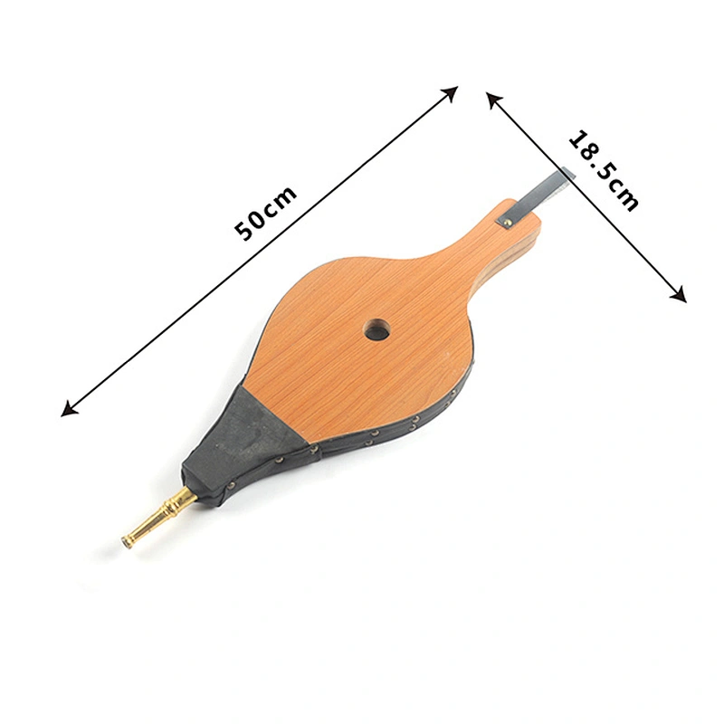 Large Fireplace Bellows Wooden Air Blower with Hanging Strap for Outdoor Camping BBQ