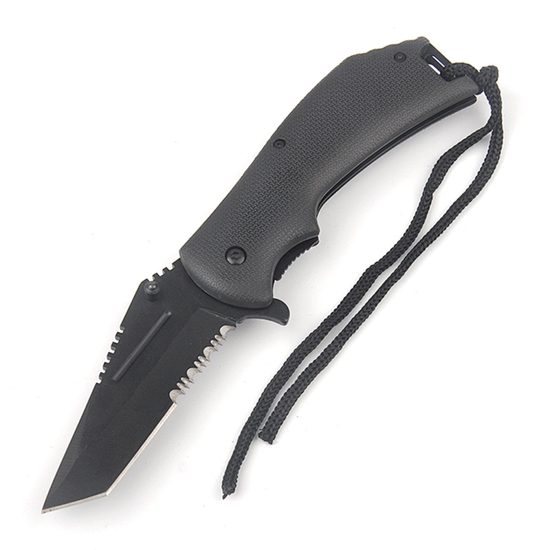 Outdoor Camping  Folding Pocket Hunting Survival Knife